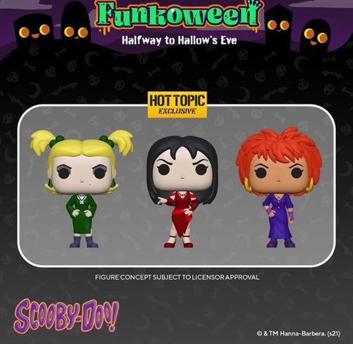 Hex Girls 3 pack Scooby Doo Funko Pop Hot Topic Exclusivo Funkoween Preventa