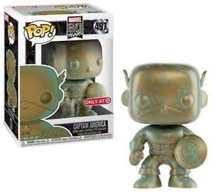 Capitan America Funko Pop 80th Aniversario Bronze Target Exclusivo