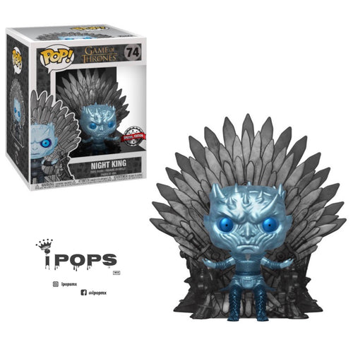 Funko pop! Game Of Thrones - Night King Metallic con Trono Exclusivo