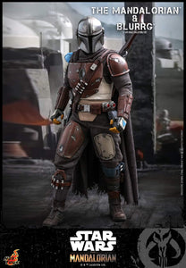 The Mandalorian: Mandalorian and Blurrg Figure Set PREVENTA Coleccionable Hot Toys