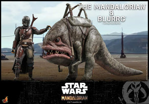 The Mandalorian: Mandalorian and Blurrg Figure Set PREVENTA Coleccionable Hot Toys