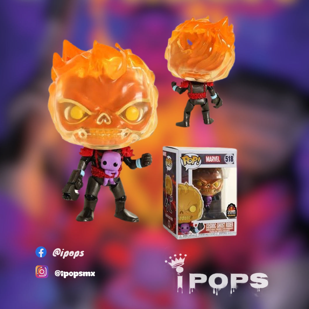 Cosmic Ghost Rider con baby Thanos Funko Pop Exclusivo LACC